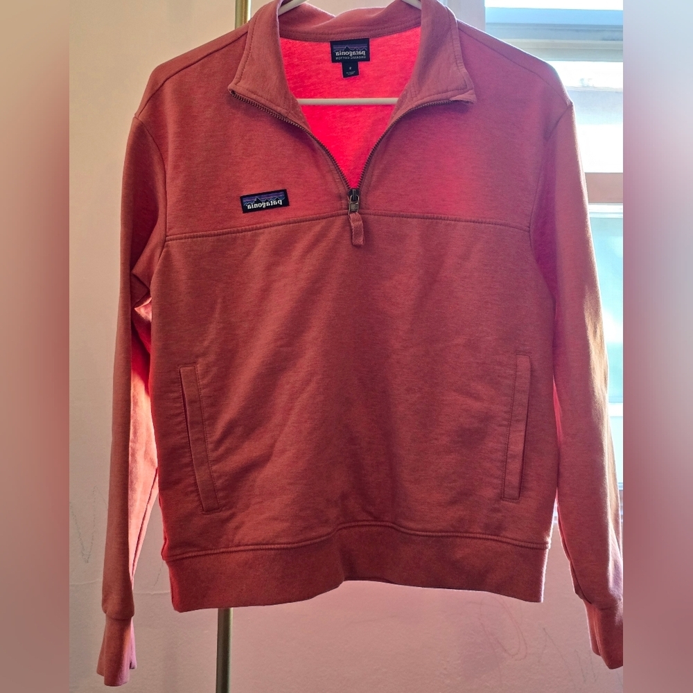 Patagonia Women's Sweater in Coral Pink - Picture 3 of 10